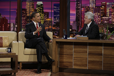 Obama en The tonight show with Jay Leno /NBC.com